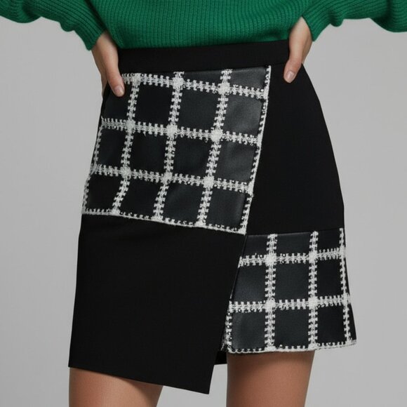 TIBI Lamb Leather Mini Skirt - Picture 9 of 9